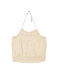 Pearl Chain Halter Bra Padded Top (With Padding)