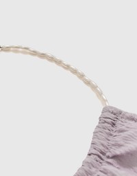 Pearl Chain Halter Bra Padded Top (With Padding)