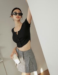 Button Up Knit Top