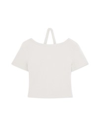 Halter Neck Short Sleeve Top