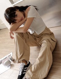 Halter Neck Short Sleeve Top