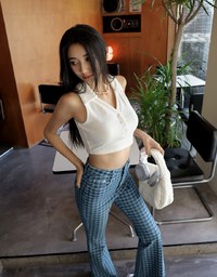 Smart Casual Lapel Tank Top