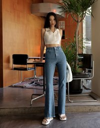 Smart Casual Lapel Tank Top