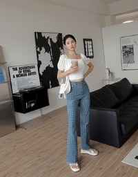 Chiffon Puffed Sleeve Top