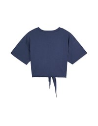 SUMMER VIBE Tied Short Sleeve T-Shirt