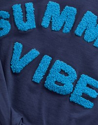 SUMMER VIBE Tied Short Sleeve T-Shirt