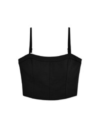 Thin Strap Dimensional Line Camisole (with padding)