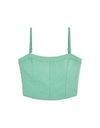 Thin Strap Dimensional Line Camisole (with padding)
