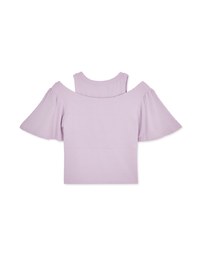 Fake Two Piece Hollow Short SleeveTop