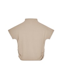 Turtleneck Side Scrunch Top