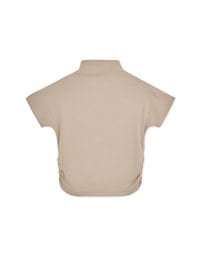 Turtleneck Side Scrunch Top