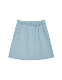 High Waisted Denim Jeans Skirt