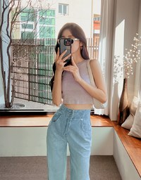 【Den!m LITE】Perfect Waistline Denim SKIRT Airy Lightweigth Fabric Extra High Waisted Slim Fit Jeans Skirt DNA