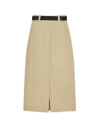 Straight Denim Jeans Maxi Skirt