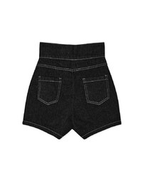 Super High Waisted Buttoned Denim Jeans Shorts