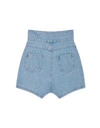 Super High Waisted Buttoned Denim Jeans Shorts