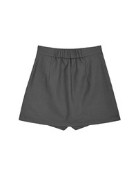 Fake Pocket Design Suit Skorts