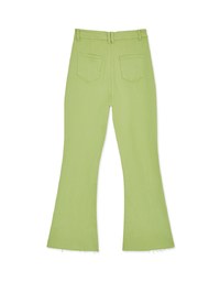 Washed Flare Denim Jeans Pants