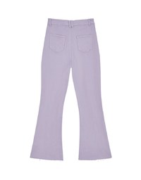 Washed Flare Denim Jeans Pants
