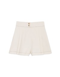 Double Pleated Shorts