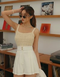 Double Pleated Shorts