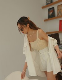 Double Pleated Shorts