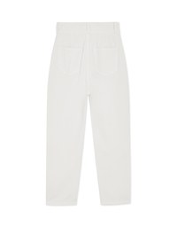 Wide Waist Denim Jeans Cropped Pants