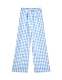 Versatile Checkered Straight Leg Pants
