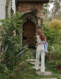 High Waisted Flare Denim Jeans Pants