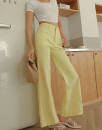 High Waisted Flare Denim Jeans Pants