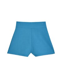 Plain Color High Waisted Shorts