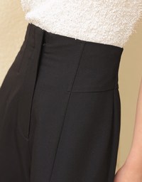 High Natural Waistline Suit Pants