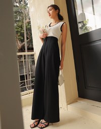 High Natural Waistline Suit Pants