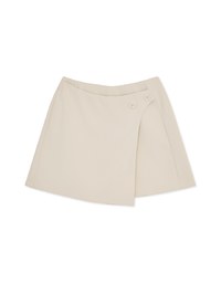 Edgy Chic Side Buttoned Skorts
