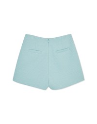 Coarse Knit Wide Waist Shorts
