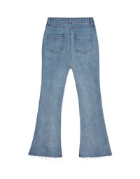 High Waisted Flare Denim Jeans Pants