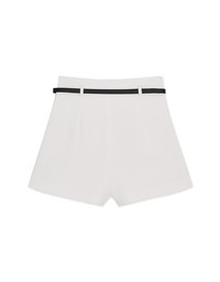 Arc Pleated Shorts (With Belt)