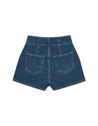 【Den!m LITE】Perfect Waistline Denim SHORTS Lightweigth Fabric Extra High Waisted Slimming Jeans Skirt DNA