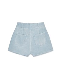 【Den!m LITE】Perfect Waistline Denim SHORTS Lightweigth Fabric Extra High Waisted Slimming Jeans Skirt DNA