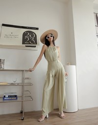 Detailing Pleated Wide Pants