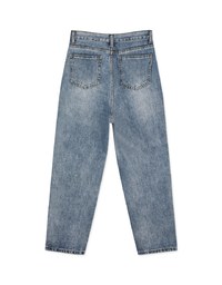 Casual Slit Straight Denim Jeans Pants