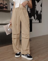 Large Pocket Drawstring Cargo Pants