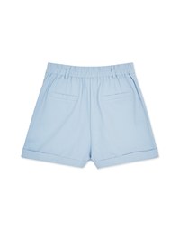 Buckle Pleated Shorts