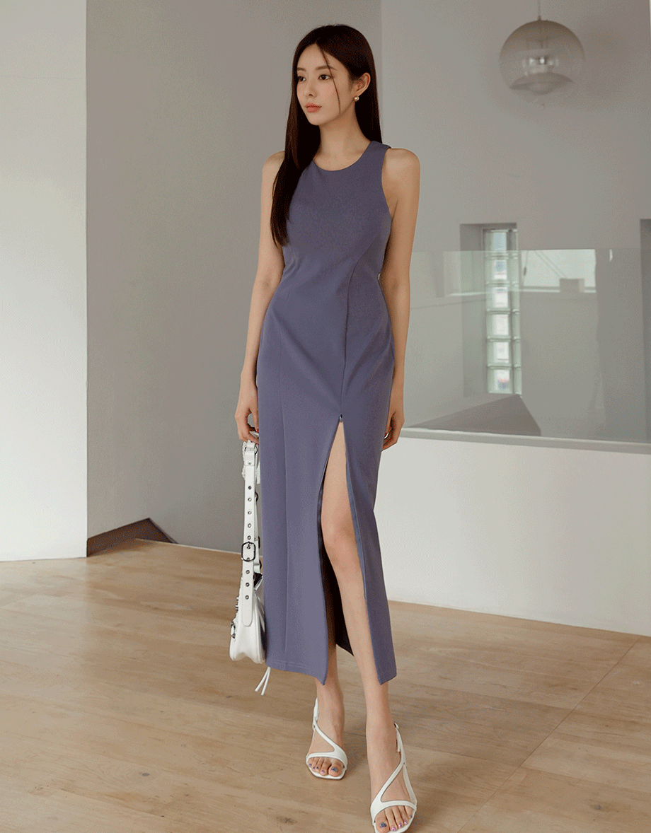 AIRY HOURGLASS Bodycon Midi Dress Bra Padded Cooling Fabric Halter Neck Maxi( Removable Padding)