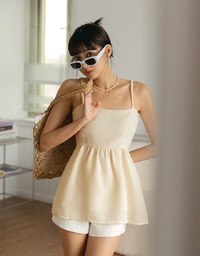 Flowy Flared Knit Cami Top