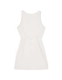Edgy Smart V Neck Mini Dress