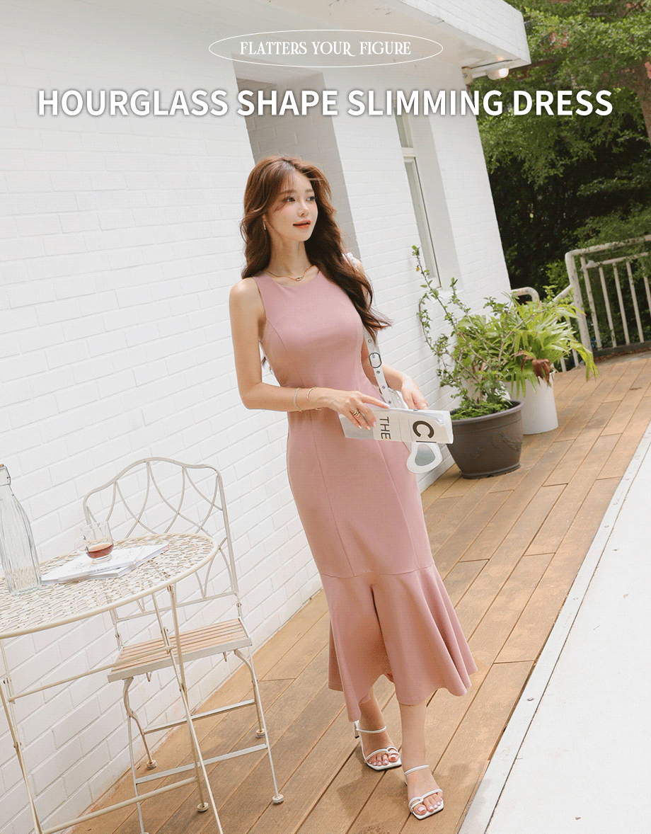 AIRY HOURGLASS Curvy Cooling Bra Fishtail Dress