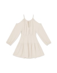 Sweet Sultry Shuolder Cut Out Mini Dress