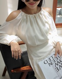 Sweet Sultry Shuolder Cut Out Mini Dress