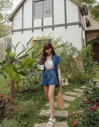 Denim Jeans Oversized Blazer Jacket